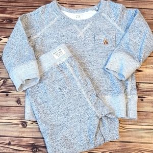 Baby Gap Classic Bear Grey 2 Piece Outfit